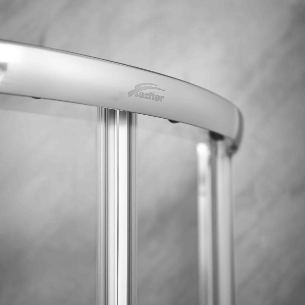 Leziter Cabină de duș curbată Spirit Clear 80x80x194 cm cu cădiță de duș [9]