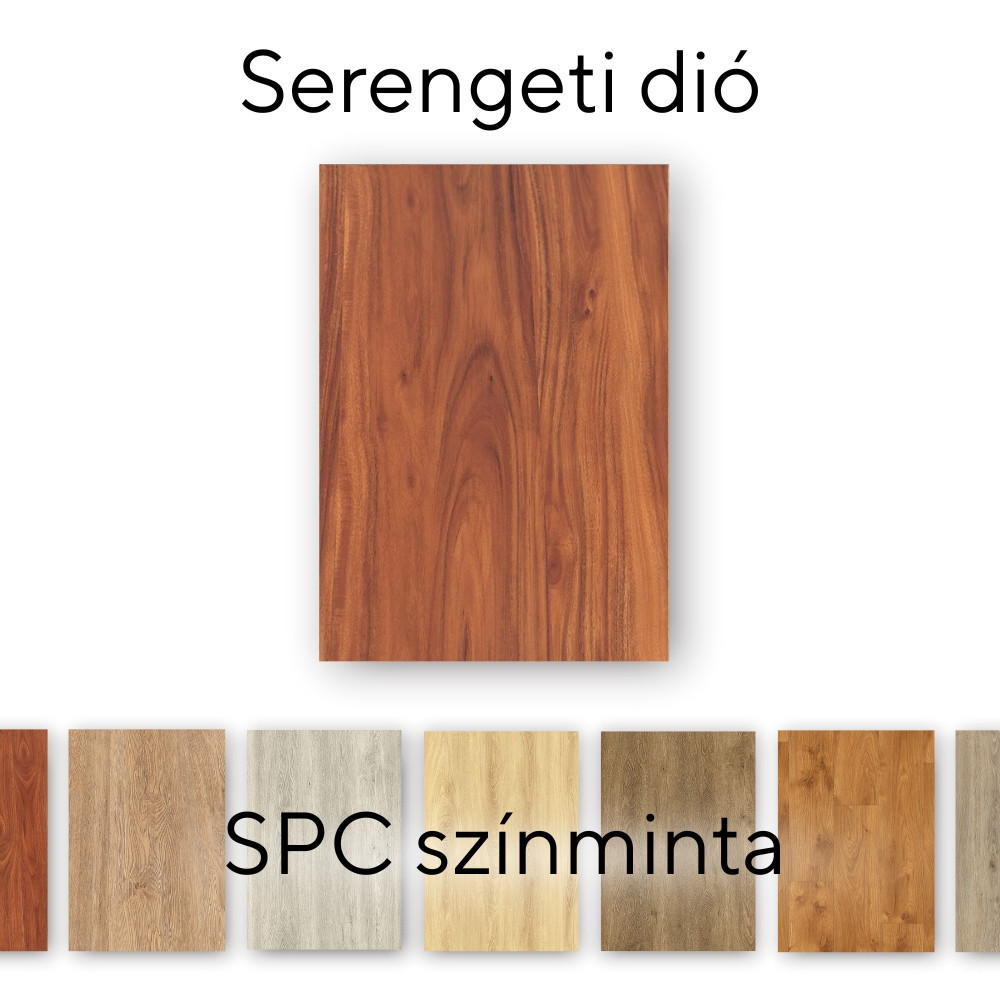 Pardoseală SPC - Leziter Mostră/Bucată Pardoseală Vinil SPC Leziter Serengeti Nuc