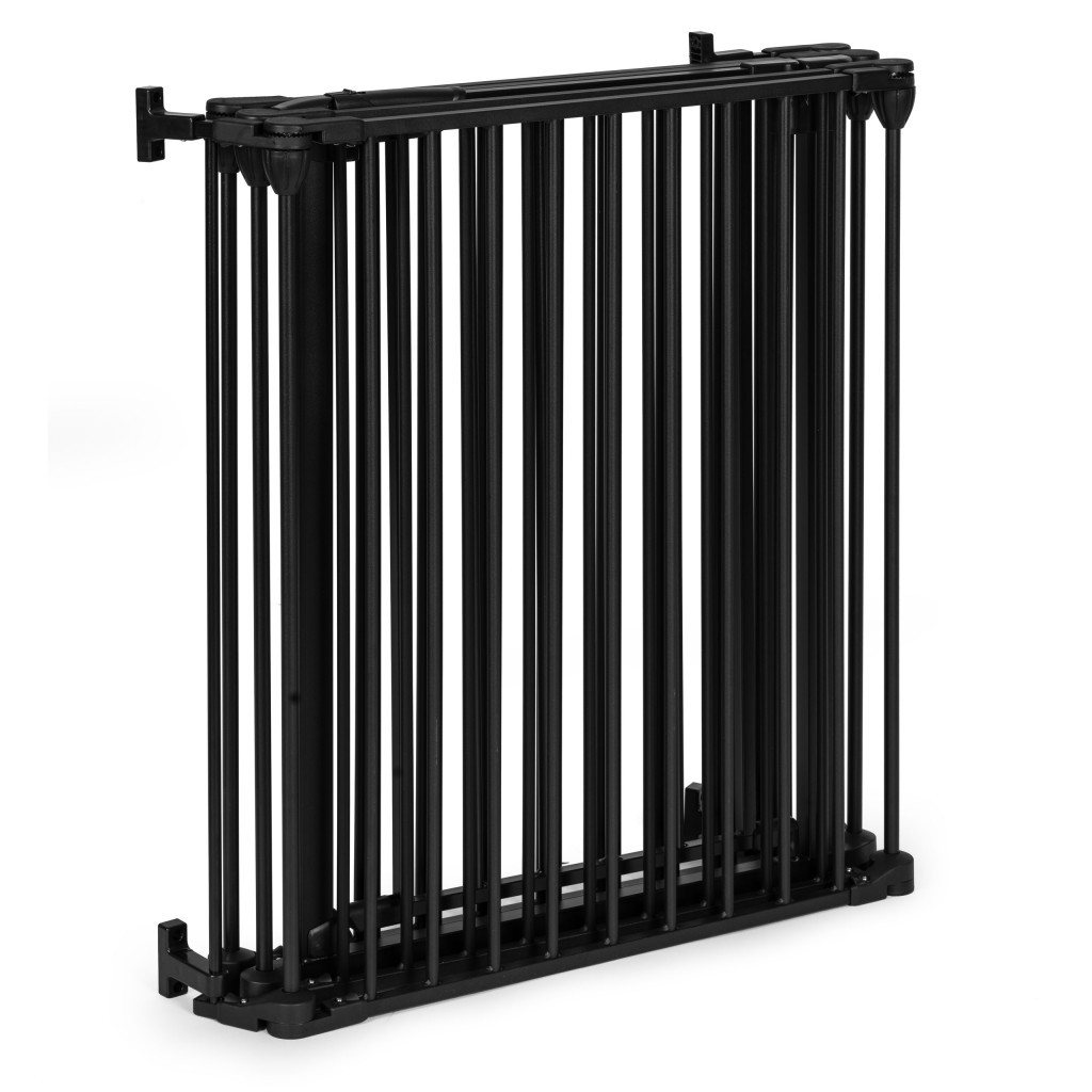 Homelux Balustradă de siguranță 5 panouri 60 cm metal negru [7]