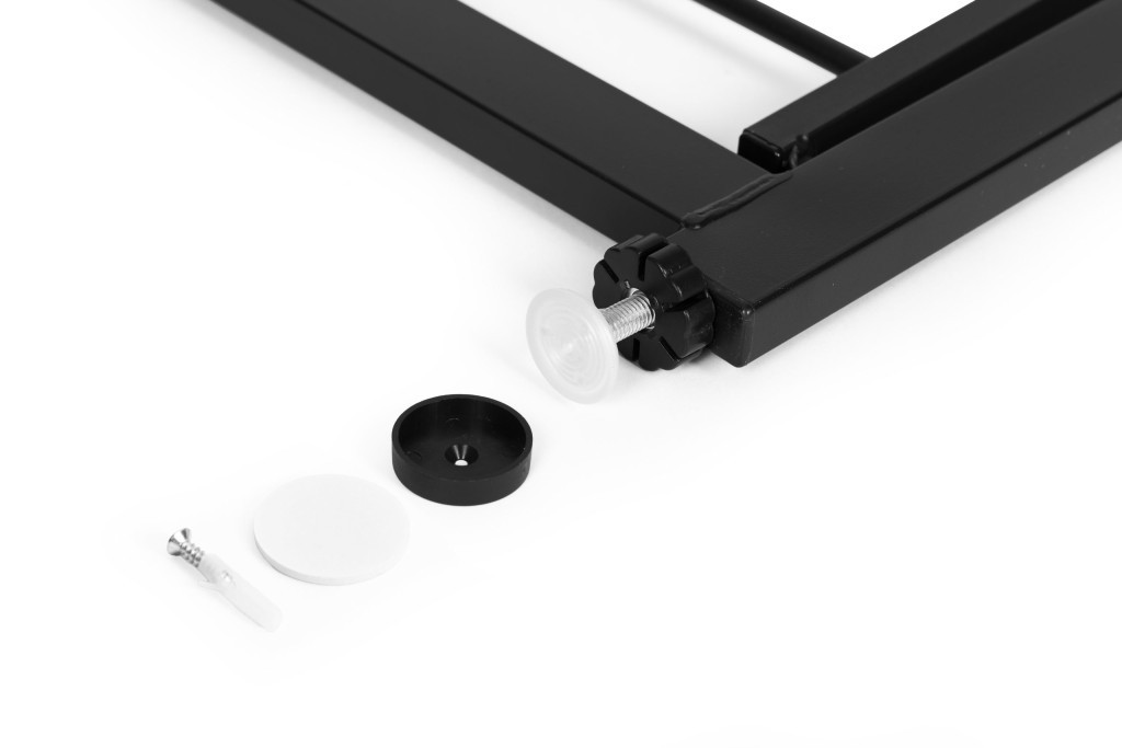 Homelux Șină de siguranță 74-105 cm pentru scări și uși din metal și lemn negru [5]