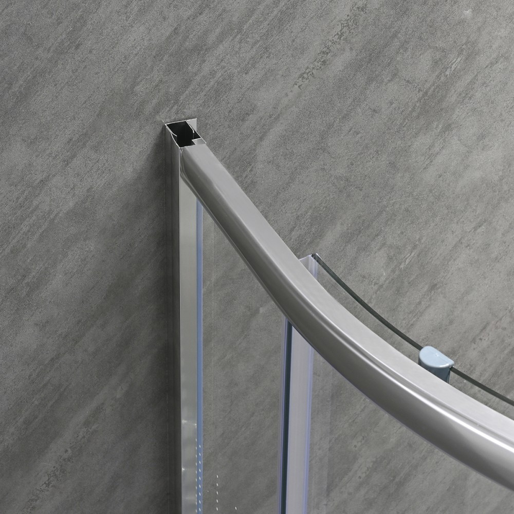 Leziter Cabină de duș curbată Spirit Matrix 80x80 cm fără cădiță de duș [5]