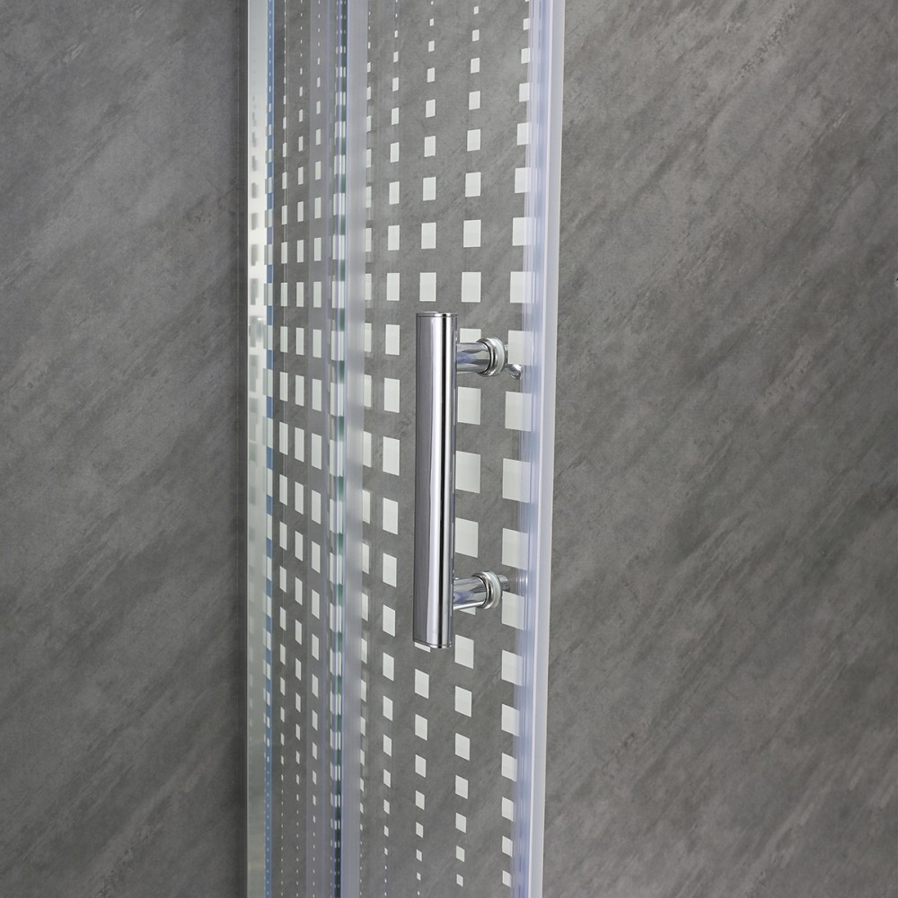 Leziter Cabină de duș curbată Spirit Matrix 80x80 cm fără cădiță de duș [7]