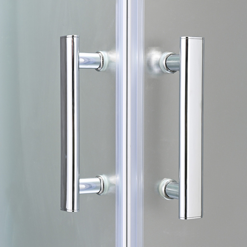 Leziter Cabină de duș pătrată Spirit Matt 80x80 cm cu cădiță de duș [9]