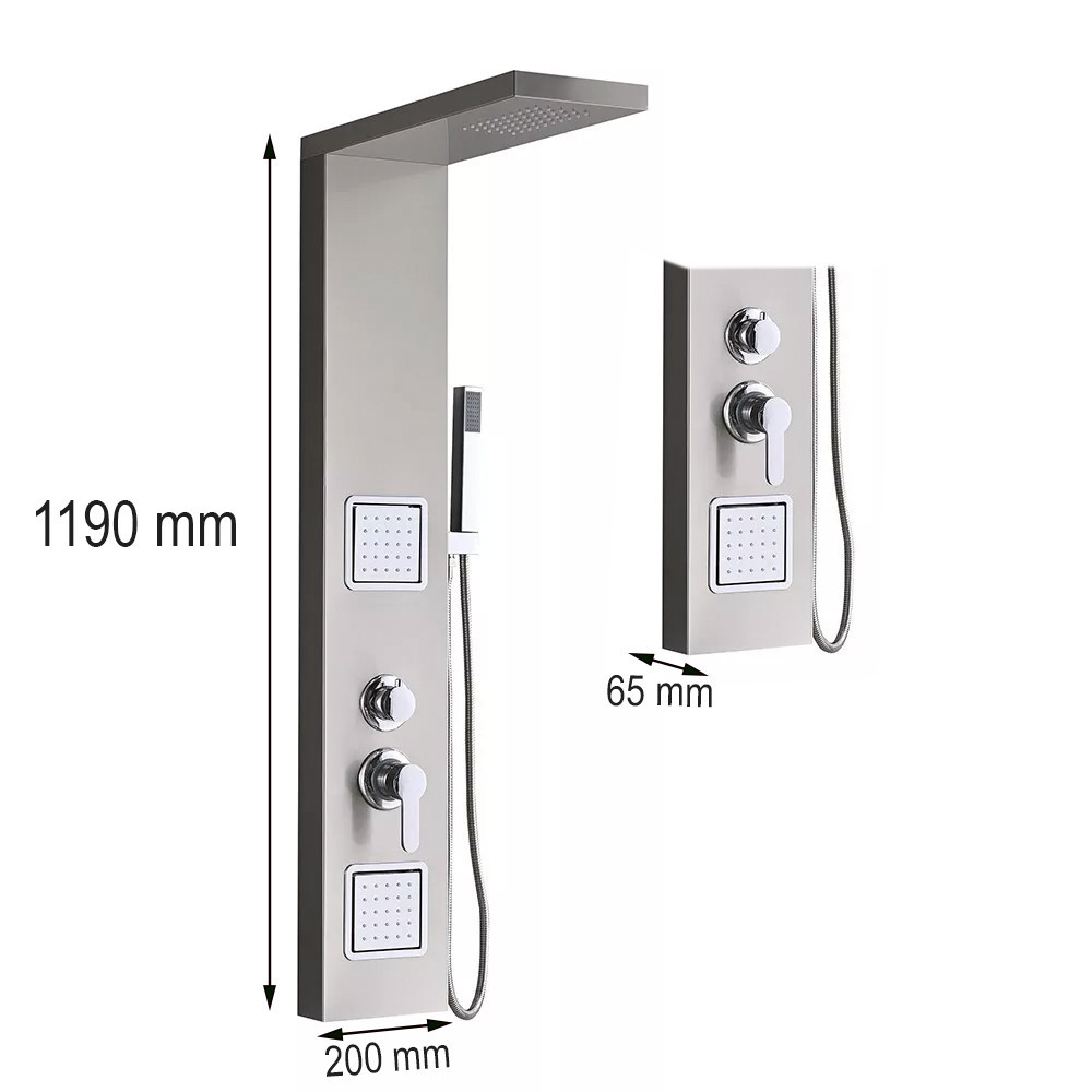 Leziter Panou de duș cu hidromasaj Merino [2]