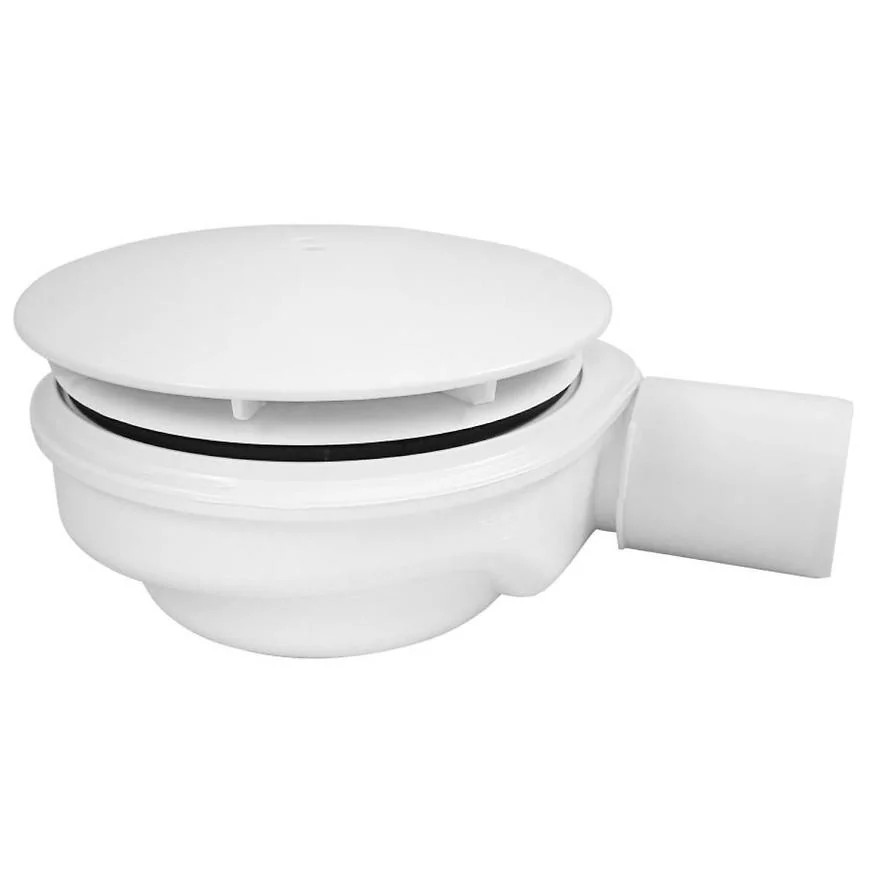 Sifon cădiță de duș - Kerra Sifon pentru cădiță de duș Speed 90 alb, joasă