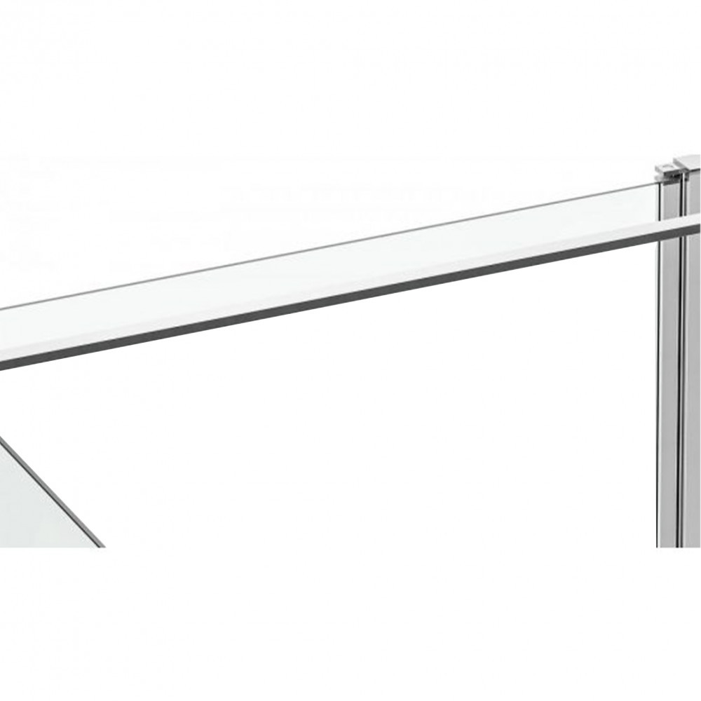 Leziter Cabină de duș pătrată simplă cu ușă batantă fără cădiță de duș [4]