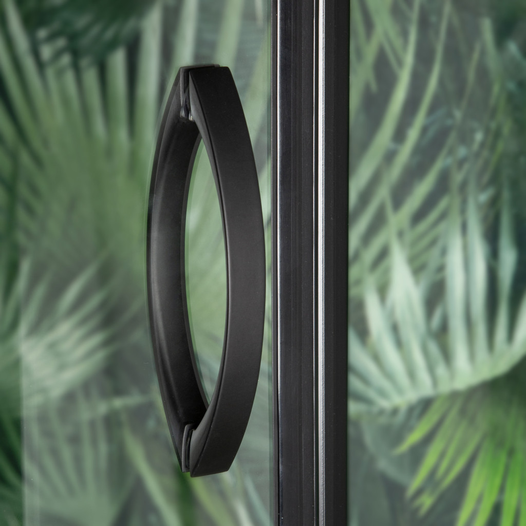 Kerra Splash Black 80 cabină de duș curbată fără tavă de duș [3]