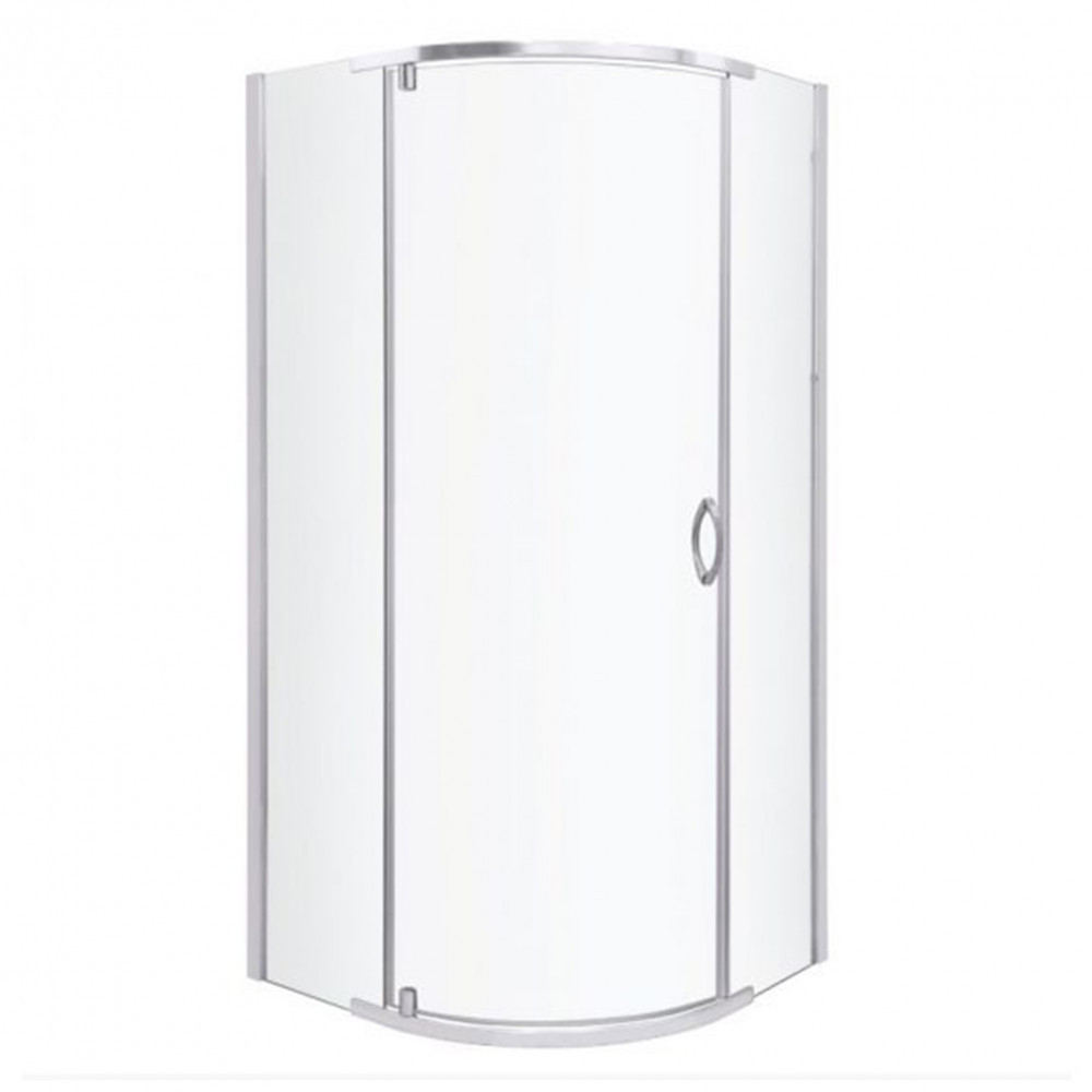 Cabină de duș semirotundă - Kerra Cabină de duș curbată Splash 80x80 cm fără cădiță