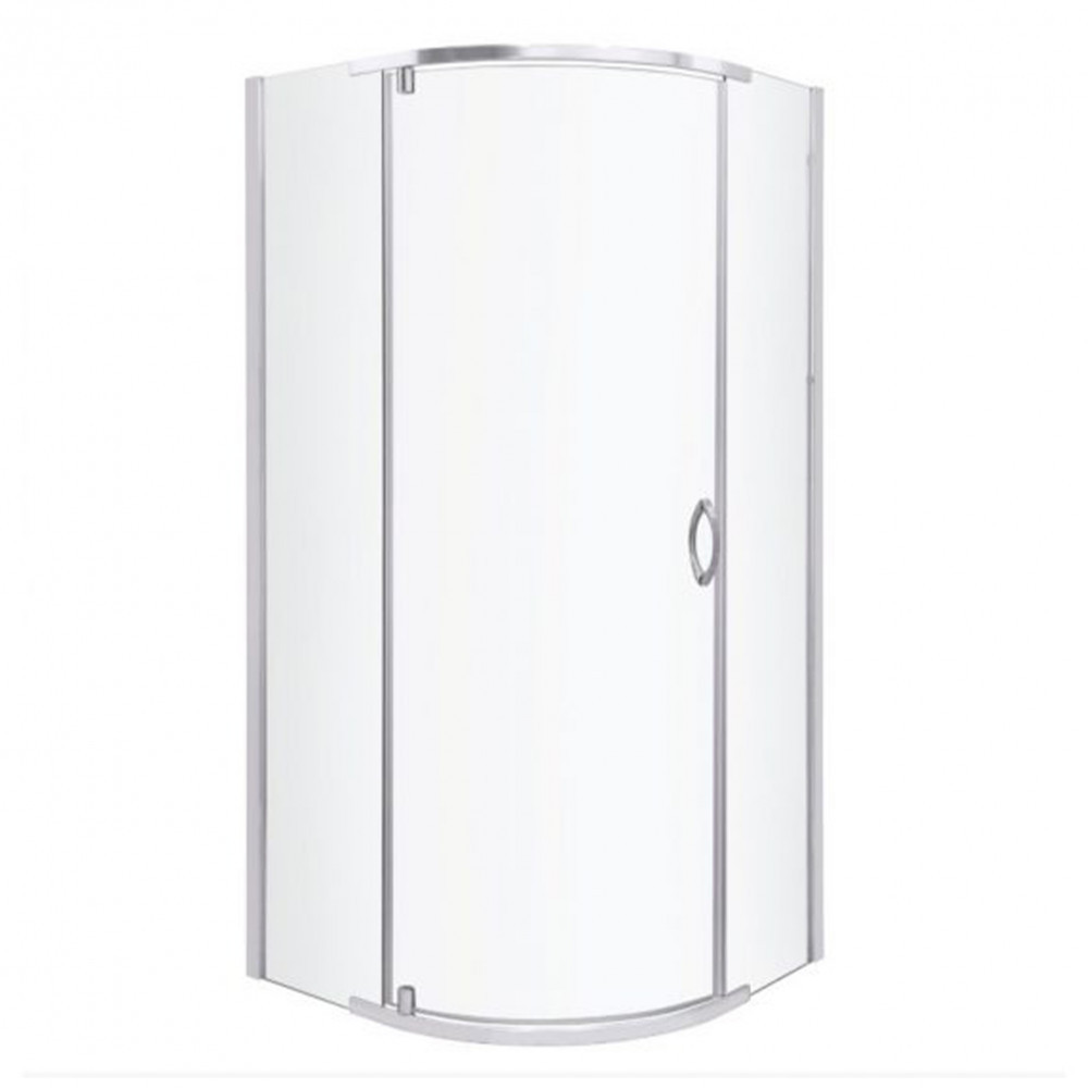 Cabină de duș semirotundă - Kerra Cabină de duș curbată Splash 90x90 cm fără cădiță