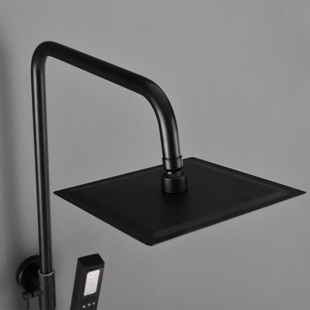 Leziter Set de duș Alita Black cu baterie termostatică [7]