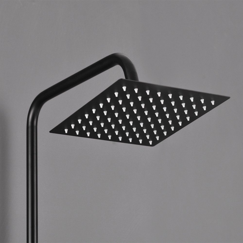 Leziter Set de duș Alita Black cu baterie termostatică [8]