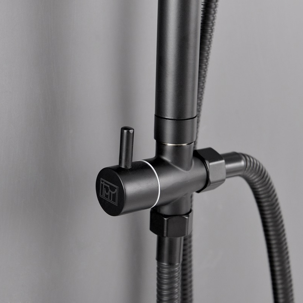 Leziter Set de duș Altar Black fără baterie [8]