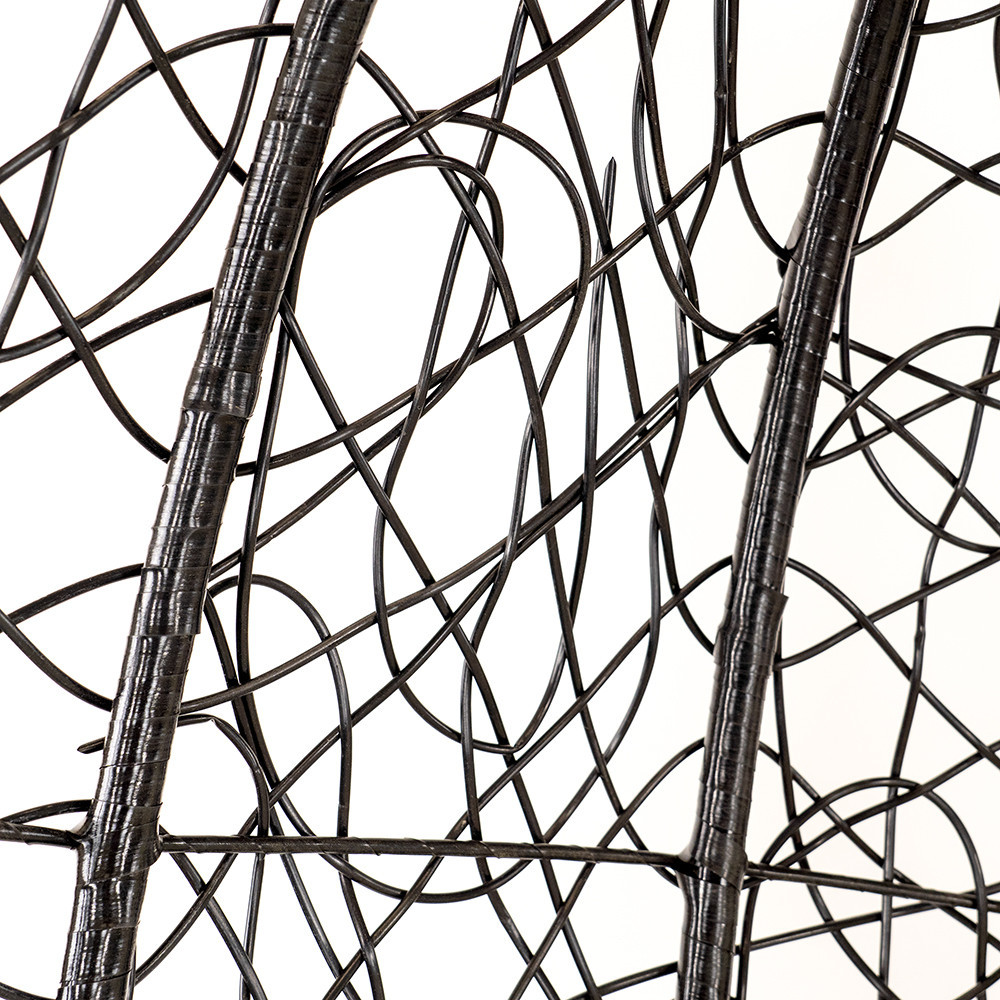 Leziter Scaun suspendat Havana negru [3]