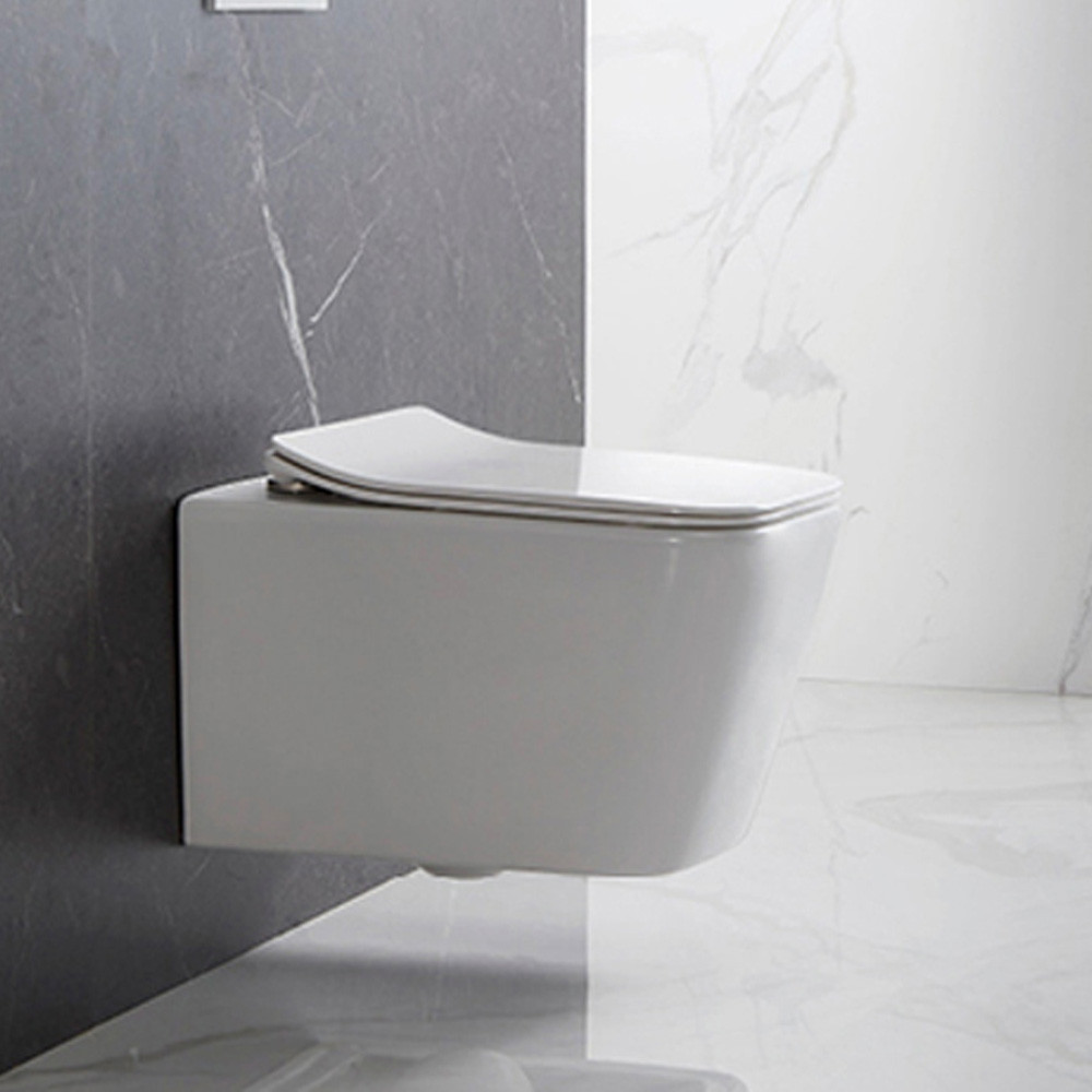 Leziter Toaletă Tina, montată pe perete, fără ramă, cu capac cu închidere silențioasă [3]