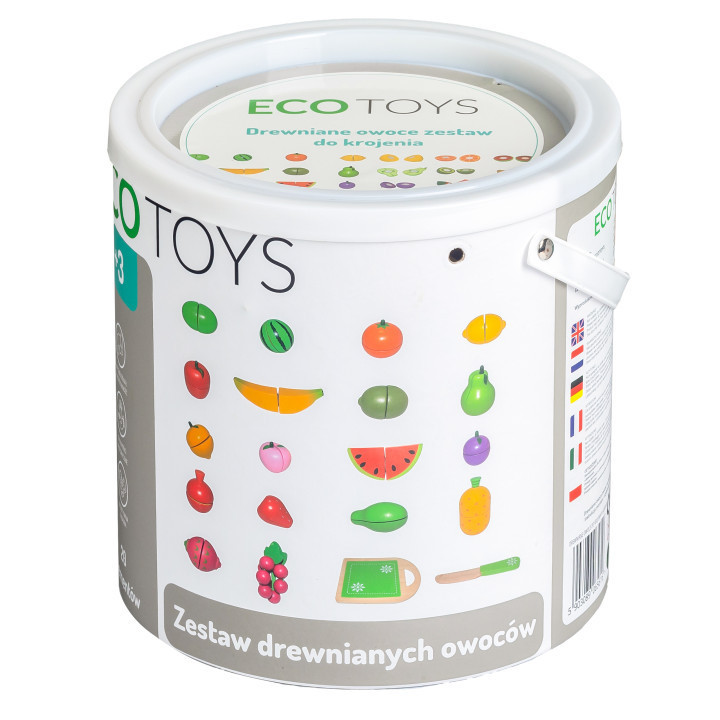 Homelux Set tăietor de fructe din lemn, 20 de bucăți [5]