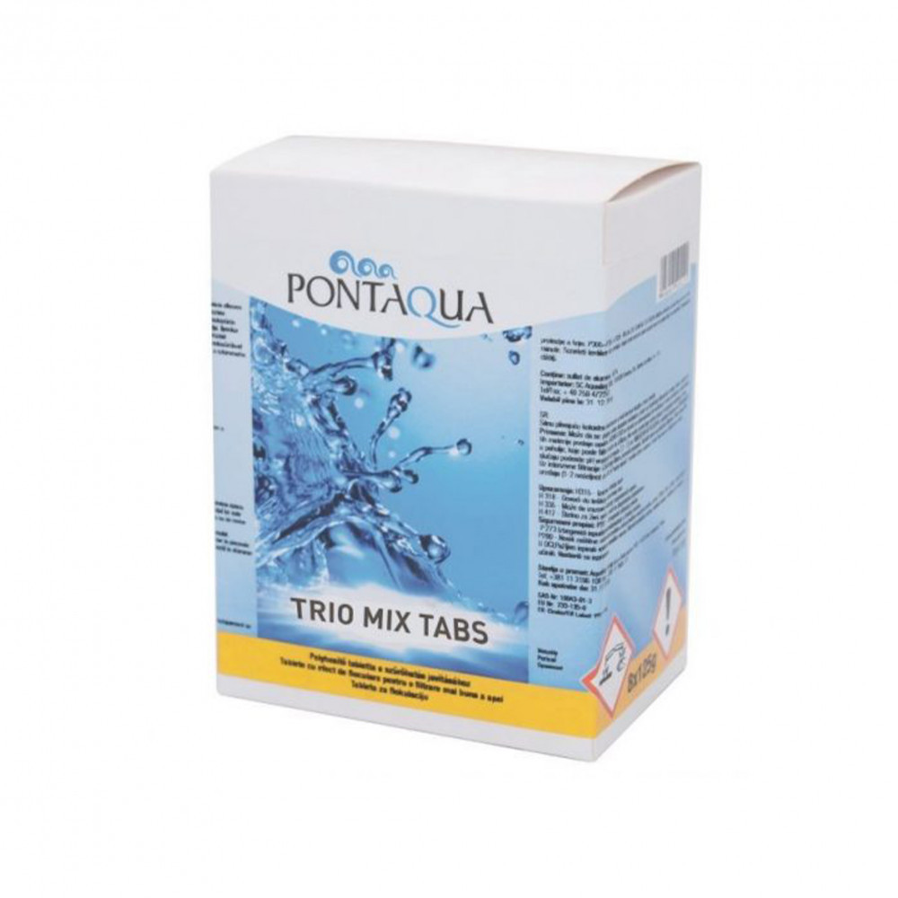 Produse chimice piscină - Pontaqua TRIO MIX TABS 5x125 g comprimate 0,625 kg