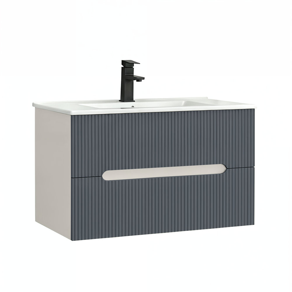 Masca chiuveta baie - Leziter Dulap de bază Trent 80 cu chiuvetă