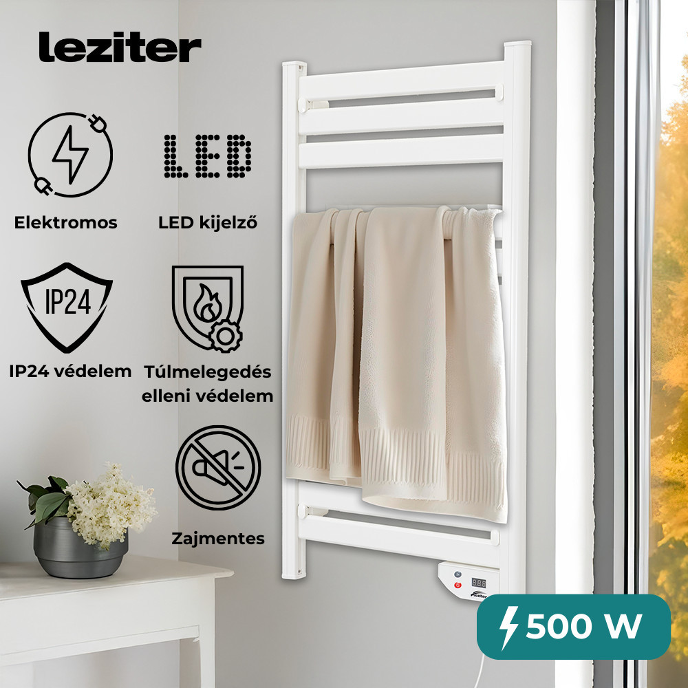Leziter Radiator electric pentru prosoape 500W [3]