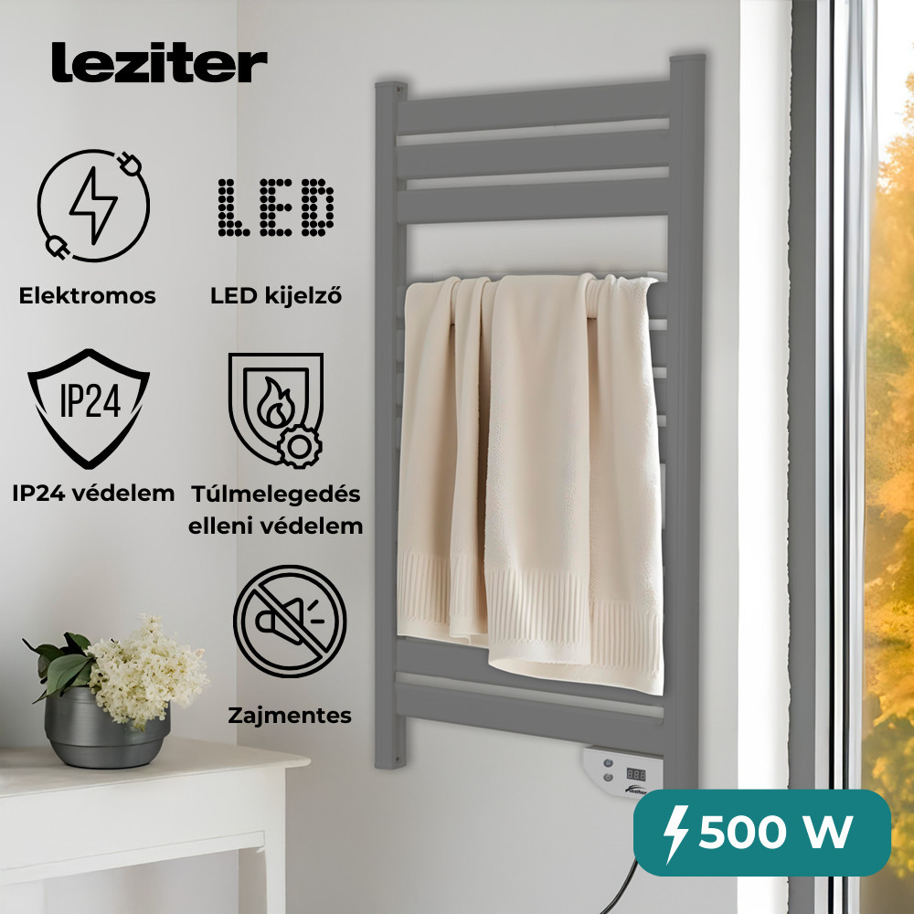 Leziter Radiator electric pentru prosoape 500W [3]