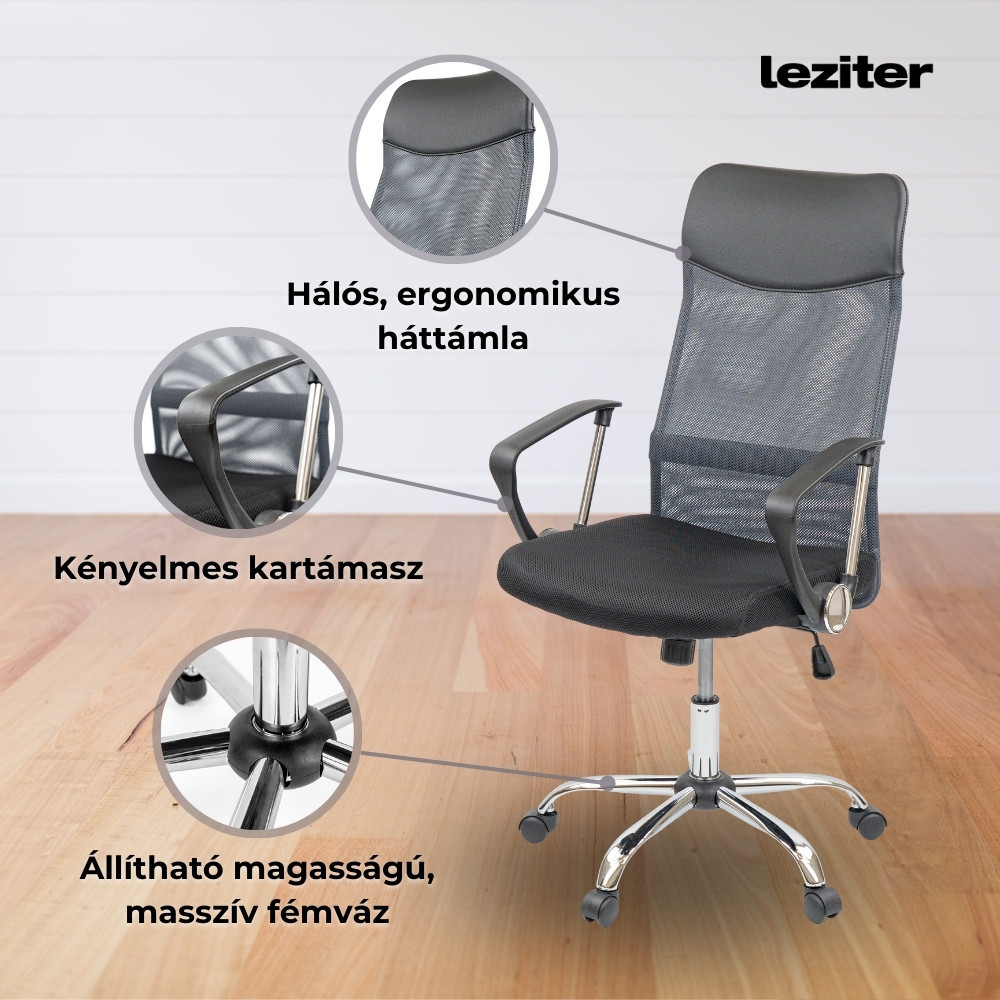 Leziter Scaun rotativ ergonomic de birou Fit [2]