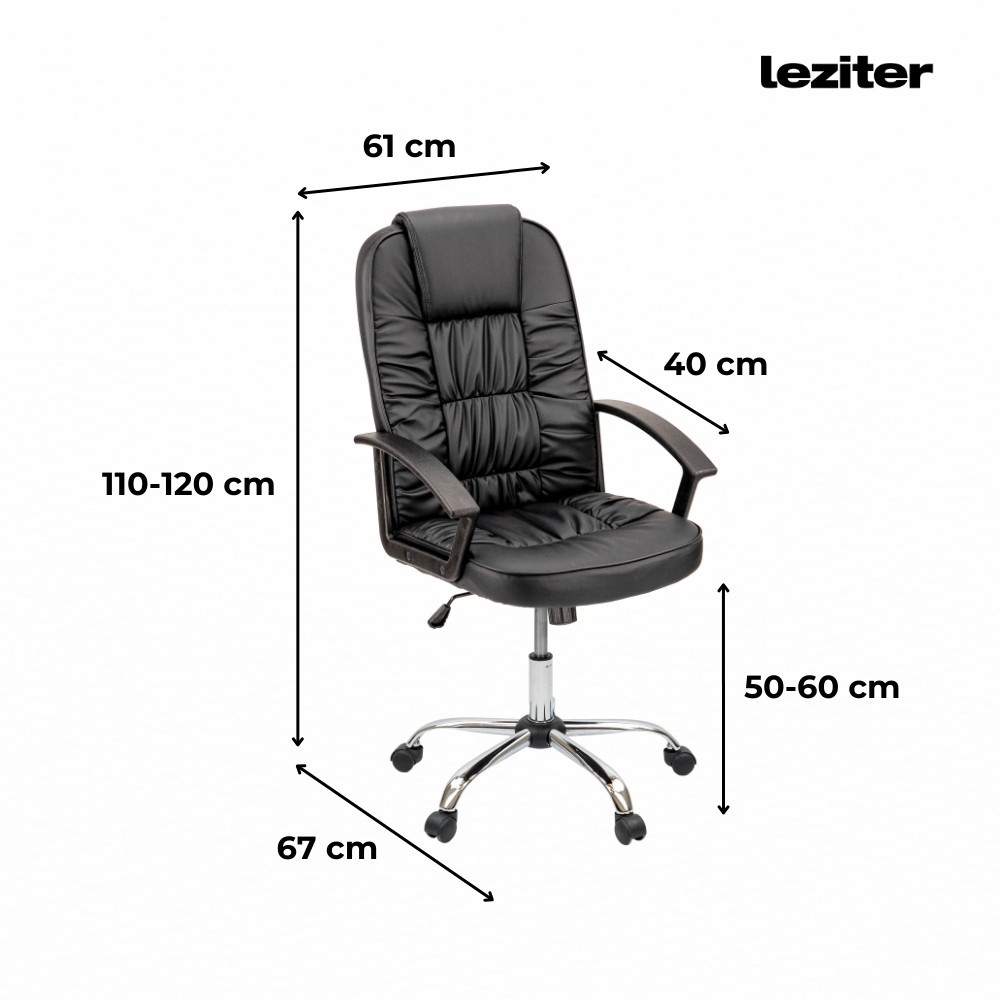 Leziter Scaun rotativ de birou Bristol [1]