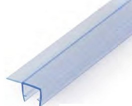 Profil cabină de duș - Kerra Cap de duș în formă de F UP F 6/8 pentru uși de duș Kerra