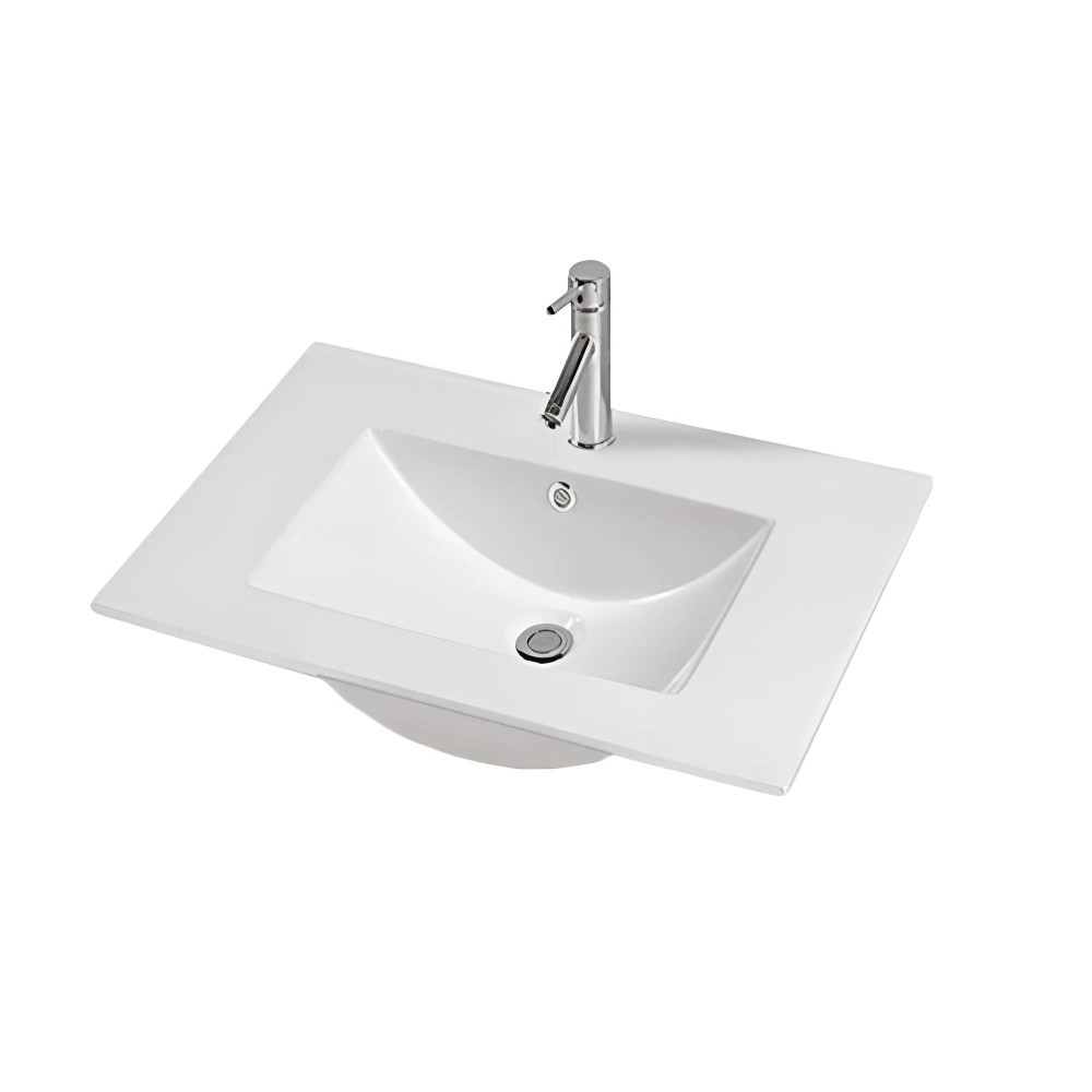 Lavoar ceramic - Leziter Lavoar cu design plat 18x60x46 cm