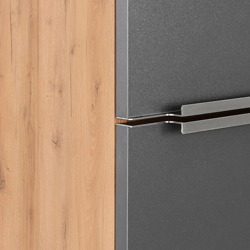 Leziter Dulap suspendat Vario Trim 35 stejar-antracite [5]