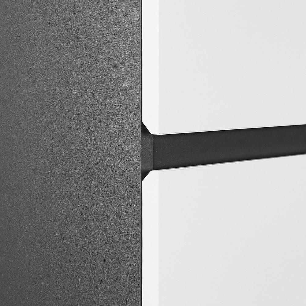 Leziter Dulap de perete Vario Forte 35 antracit-alb [5]