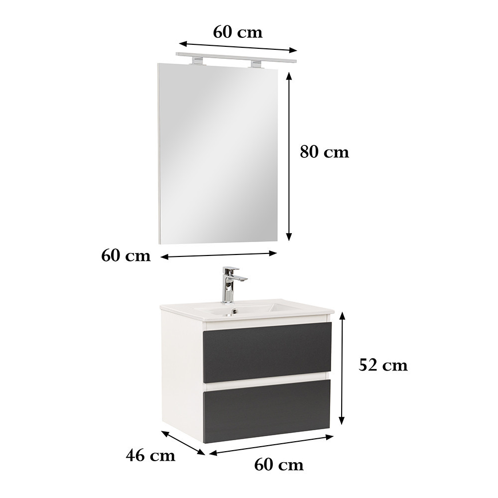 Leziter Set mobilier baie Vario Forte 60 complet [2]