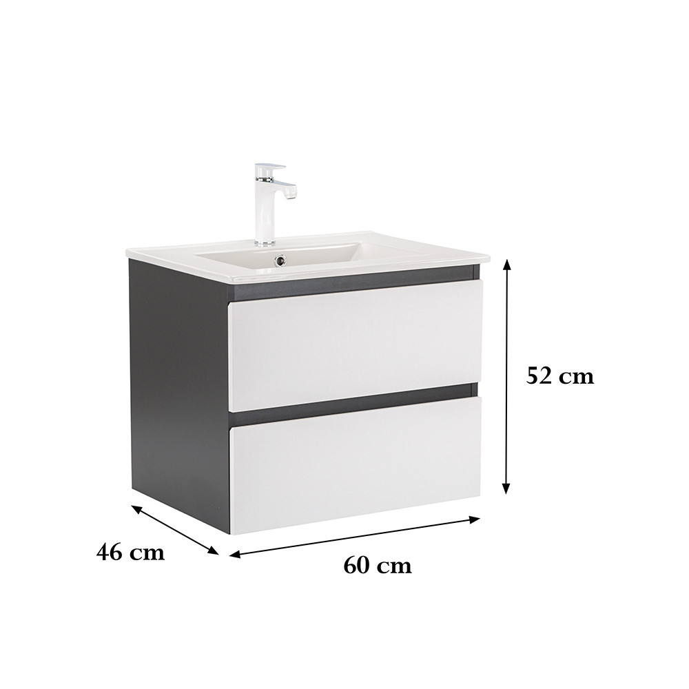 Leziter Dulap inferior Vario Forte 60 cu lavoar [2]