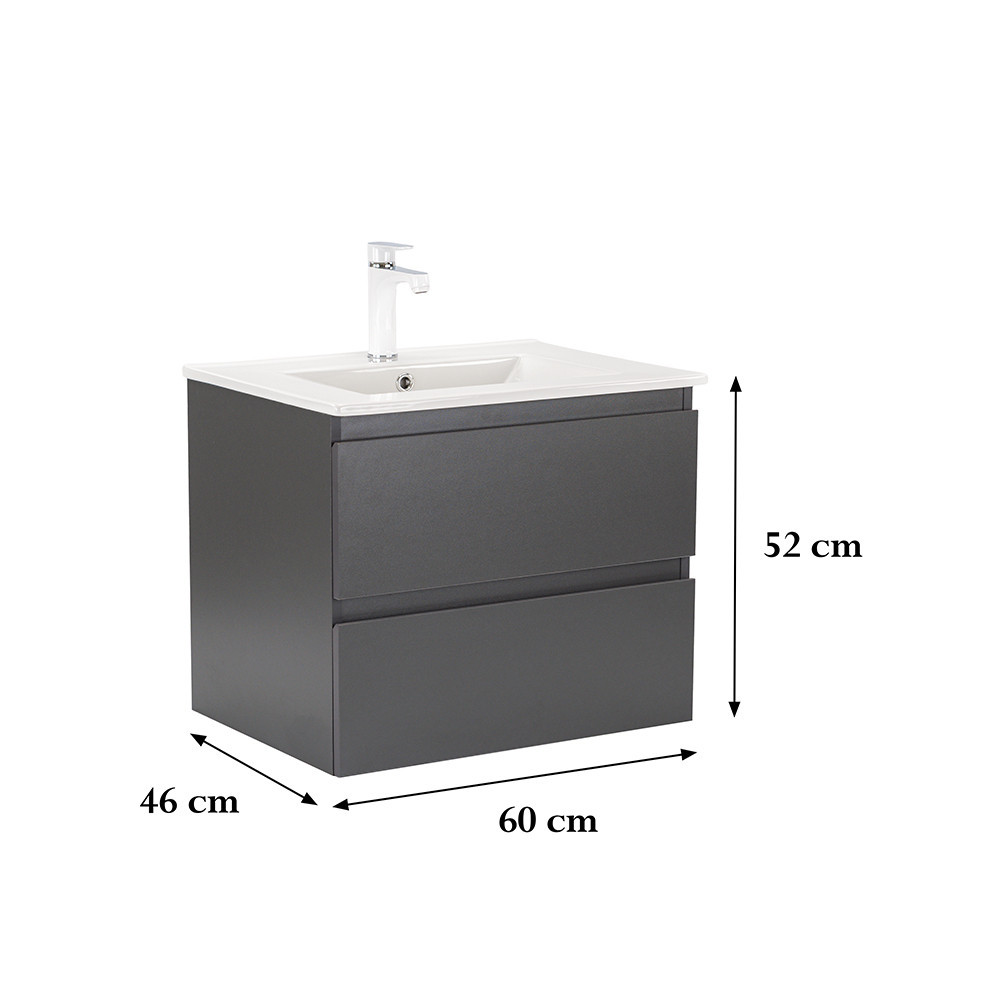 Leziter Dulap inferior Vario Forte 60 cu lavoar [2]