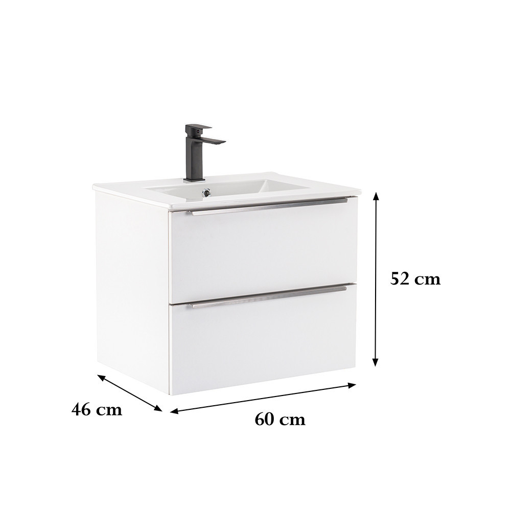 Leziter Dulap inferior Vario Trim 60 cu lavoar [2]