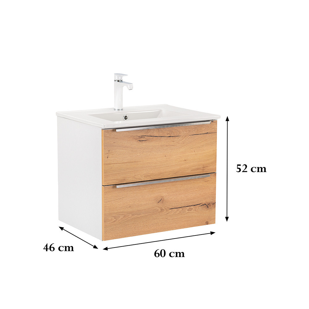 Leziter Dulap inferior Vario Trim 60 cu lavoar [2]