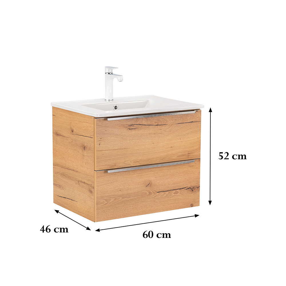 Leziter Dulap inferior Vario Trim 60 cu lavoar [2]