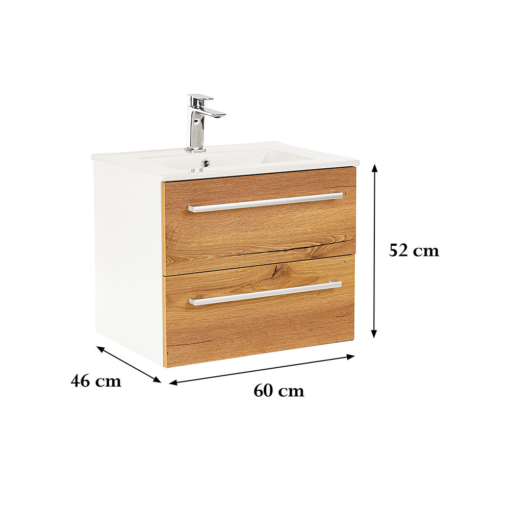 Leziter Dulap inferior Vario Clam 60 cu lavoar [2]