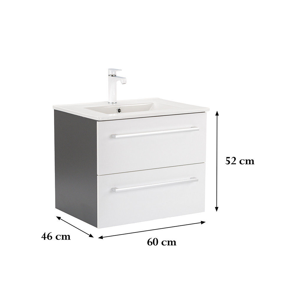 Leziter Dulap inferior Vario Clam 60 cu lavoar [2]