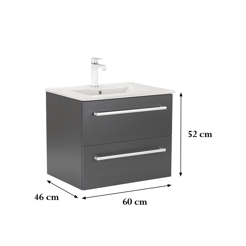 Leziter Dulap inferior Vario Clam 60 cu lavoar [2]