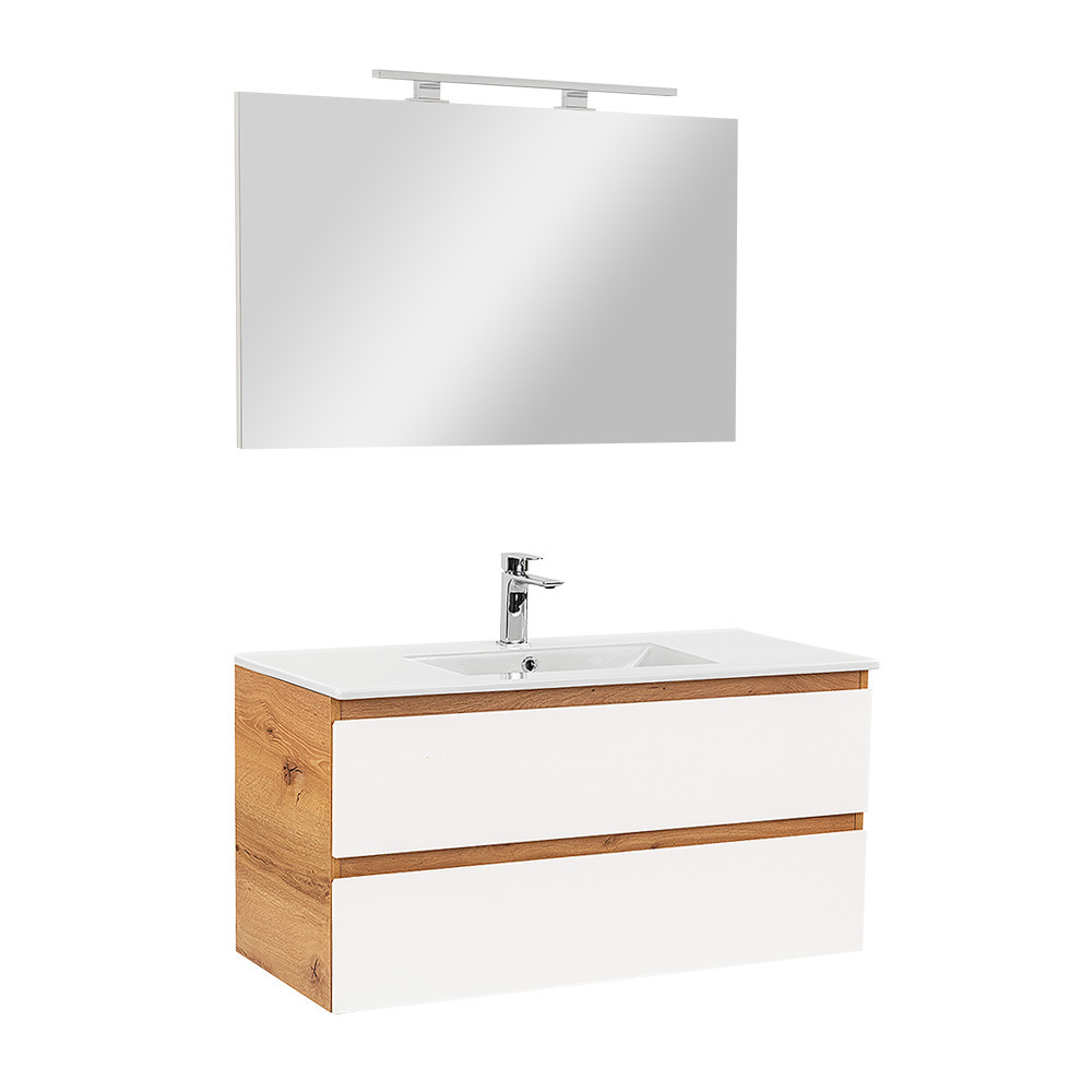 Baie - Leziter Set mobilier baie Vario Forte 100 complet