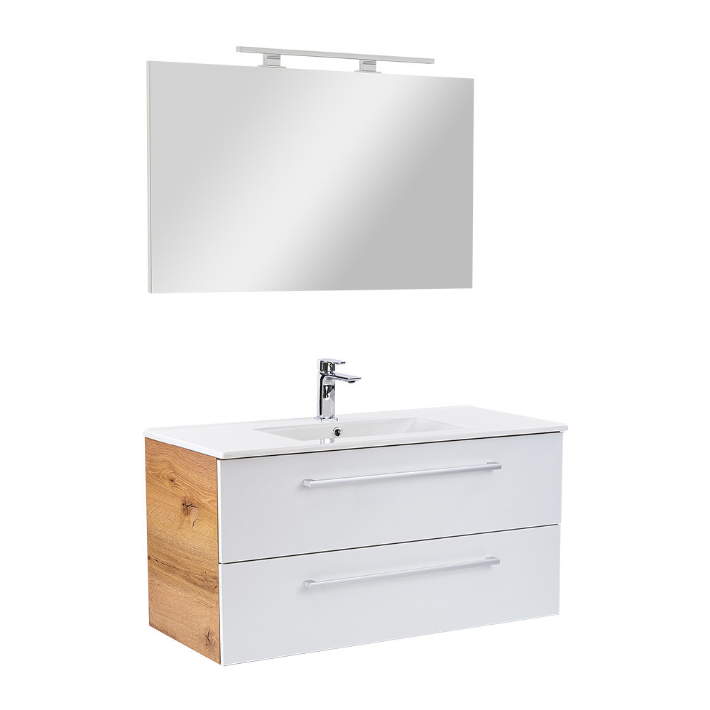 Baie - Leziter Set mobilier baie Vario Clam 100 complet