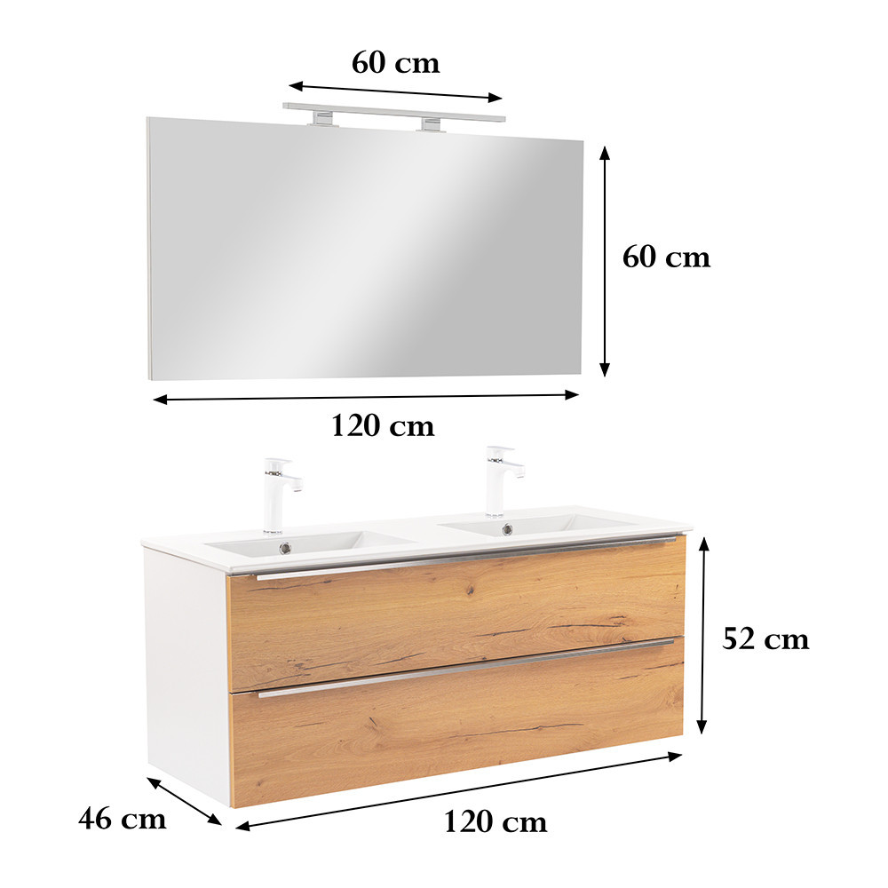 Leziter Set mobilier baie Vario Trim 120 complet [2]