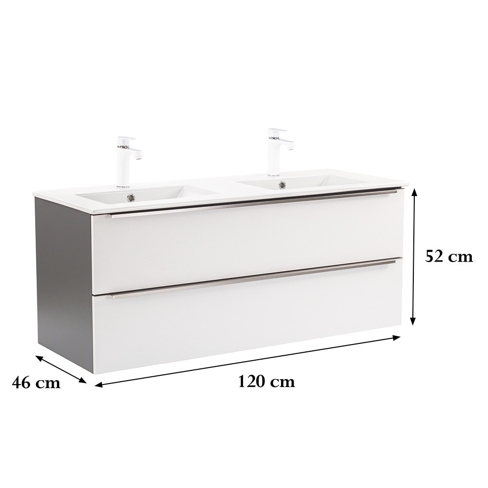 Leziter Dulap de bază Vario Trim 120 cu chiuvetă [2]