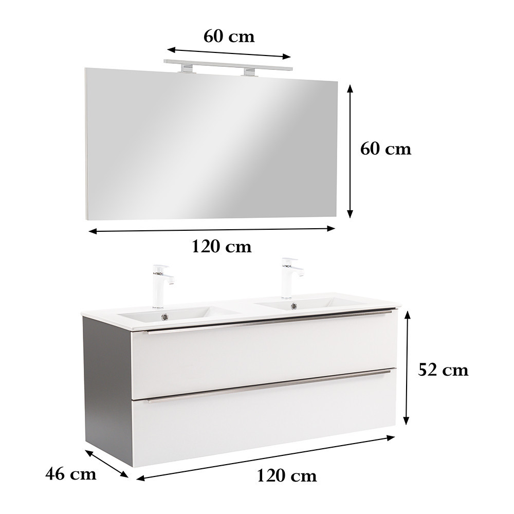Leziter Set mobilier baie Vario Trim 120 complet [2]