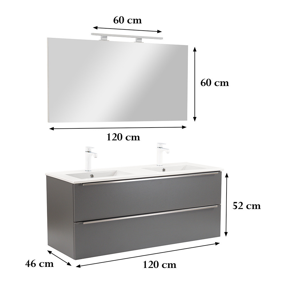 Leziter Set mobilier baie Vario Trim 120 complet [2]