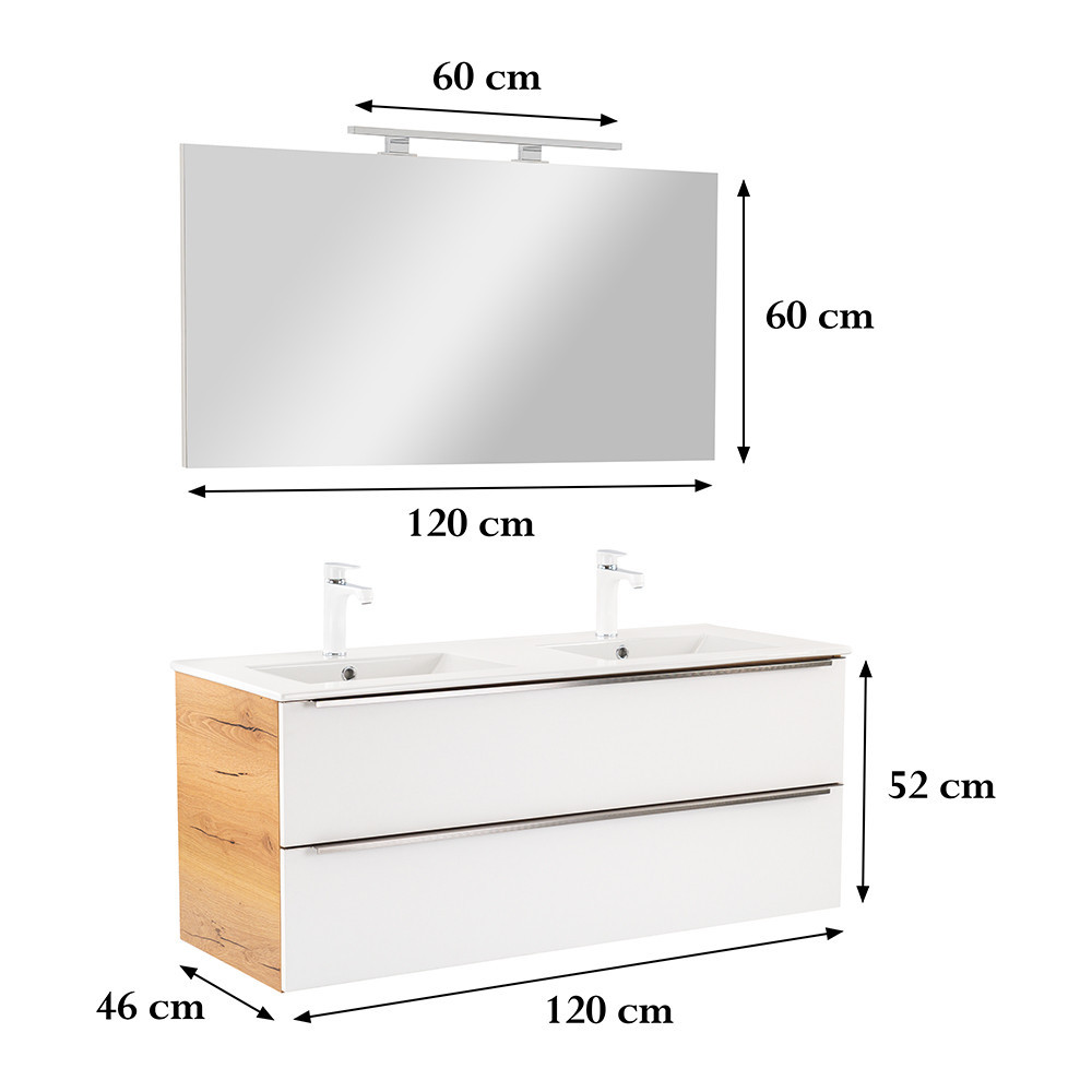 Leziter Set mobilier baie Vario Trim 120 complet [2]