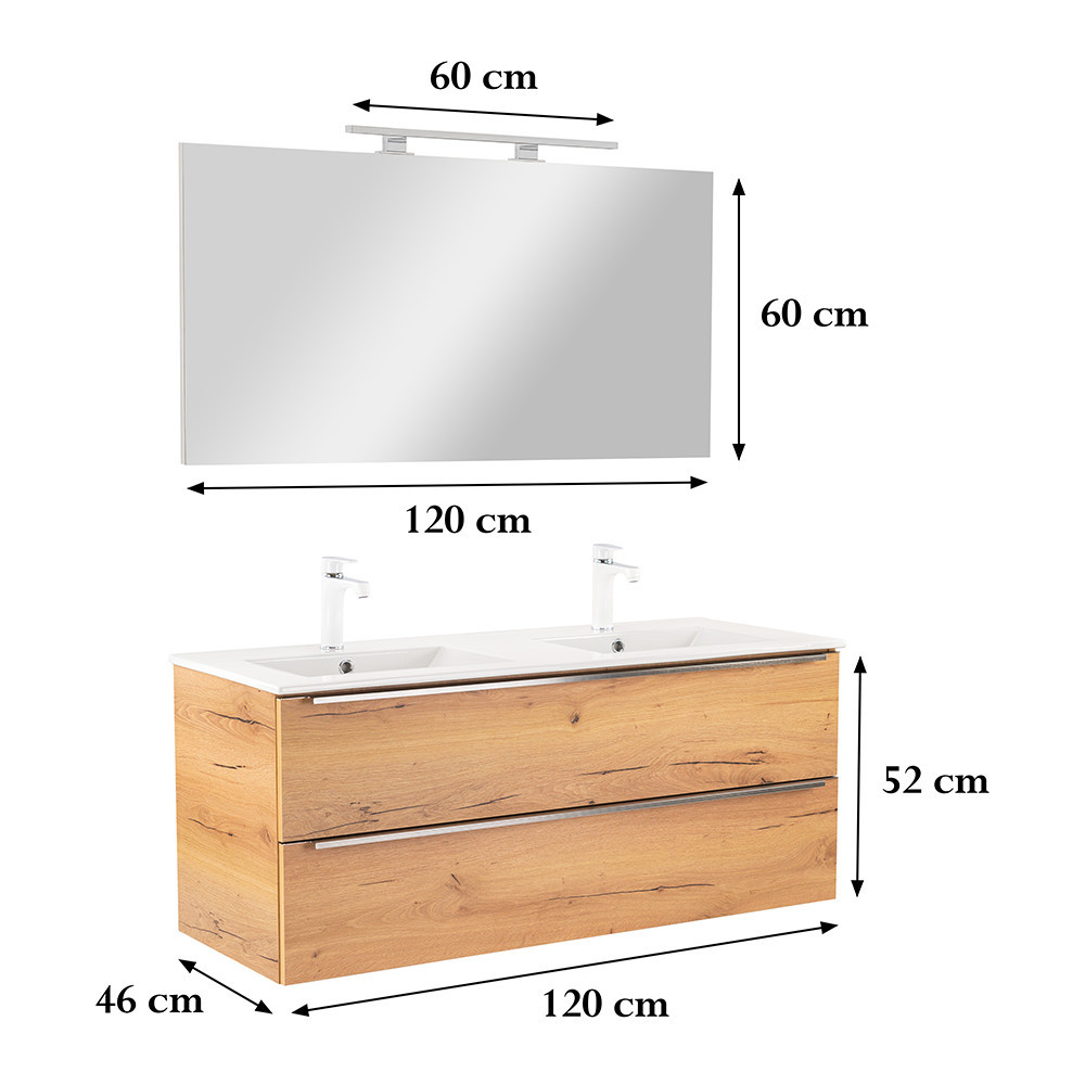 Leziter Set mobilier baie Vario Trim 120 complet [2]