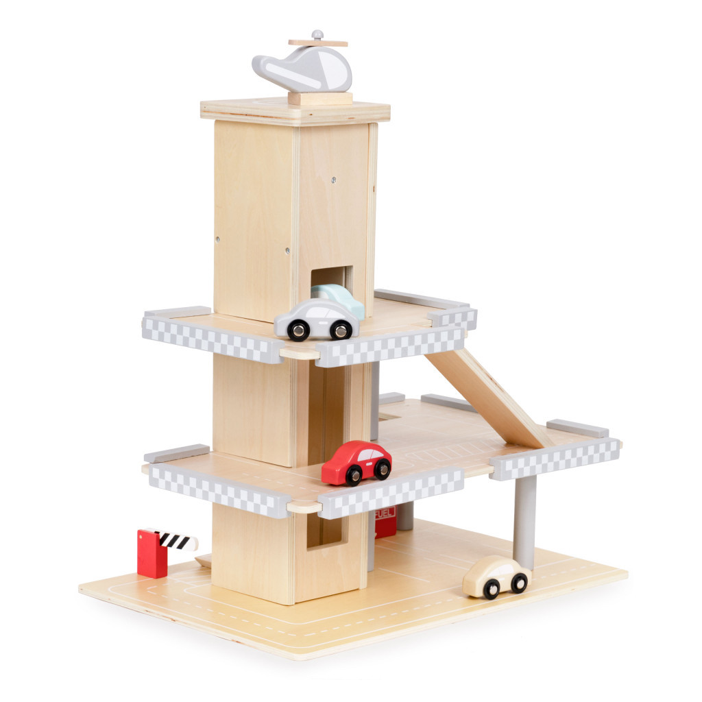 Homelux Parcare din lemn cu lift pentru mașini [1]