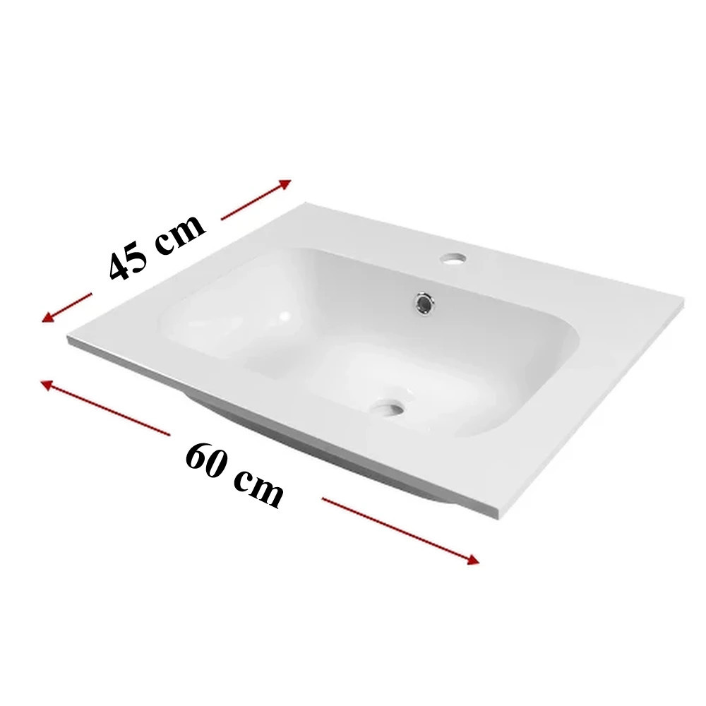 Wellis Lavoar din marmură artificială Ginger 60 [1]