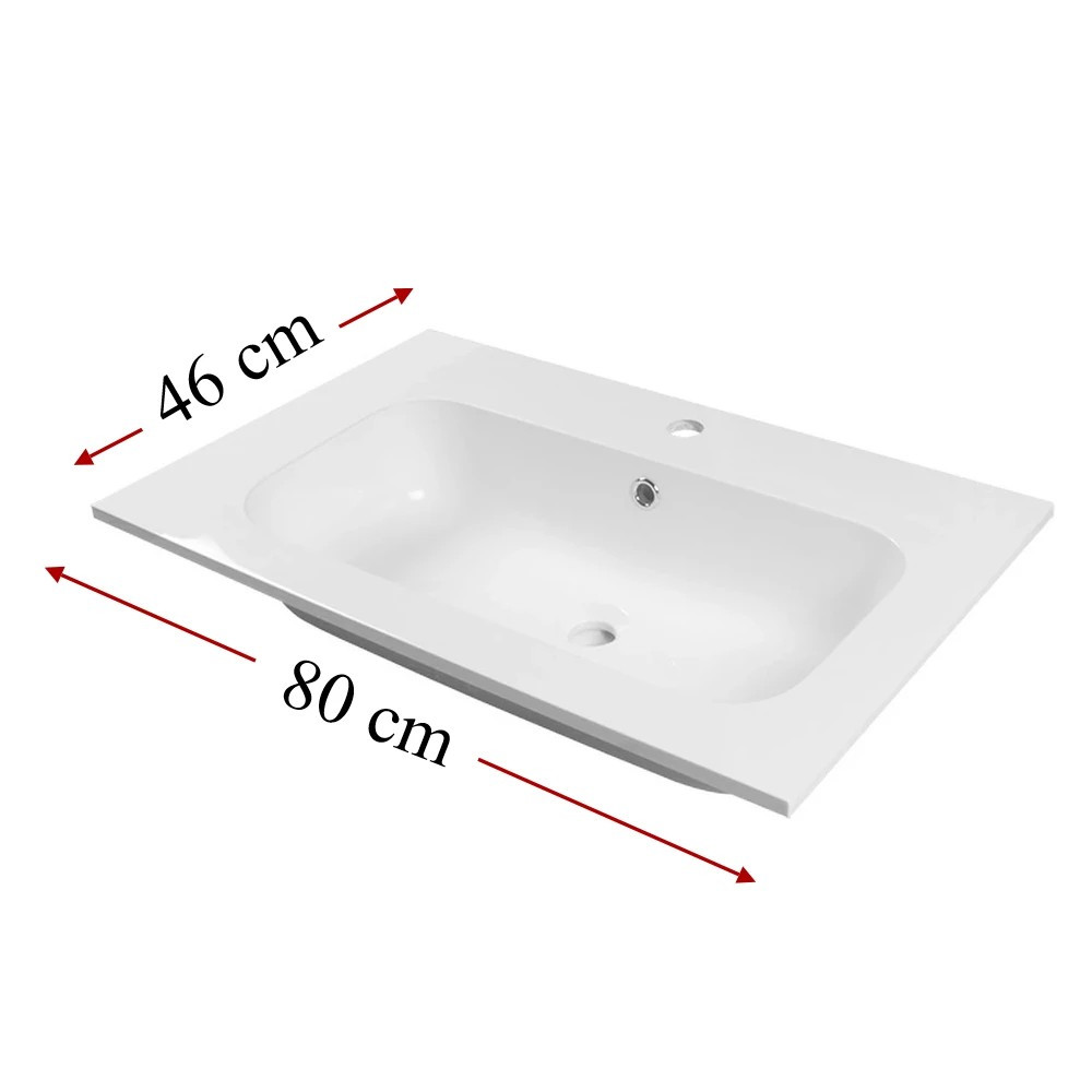 Wellis Lavoar din marmură artificială Ginger 80 [1]