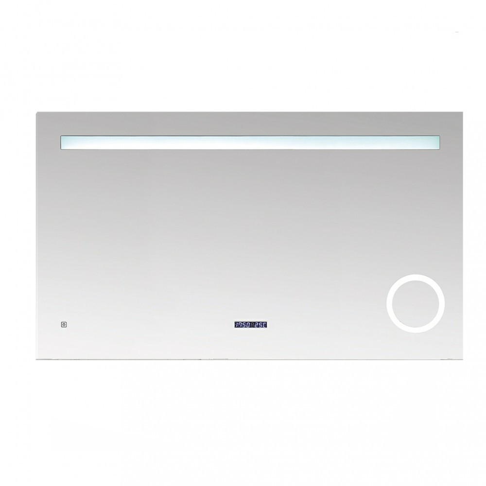 Oglindă de baie - Wellis Oglindă Rodos, cu iluminare LED și afișaj